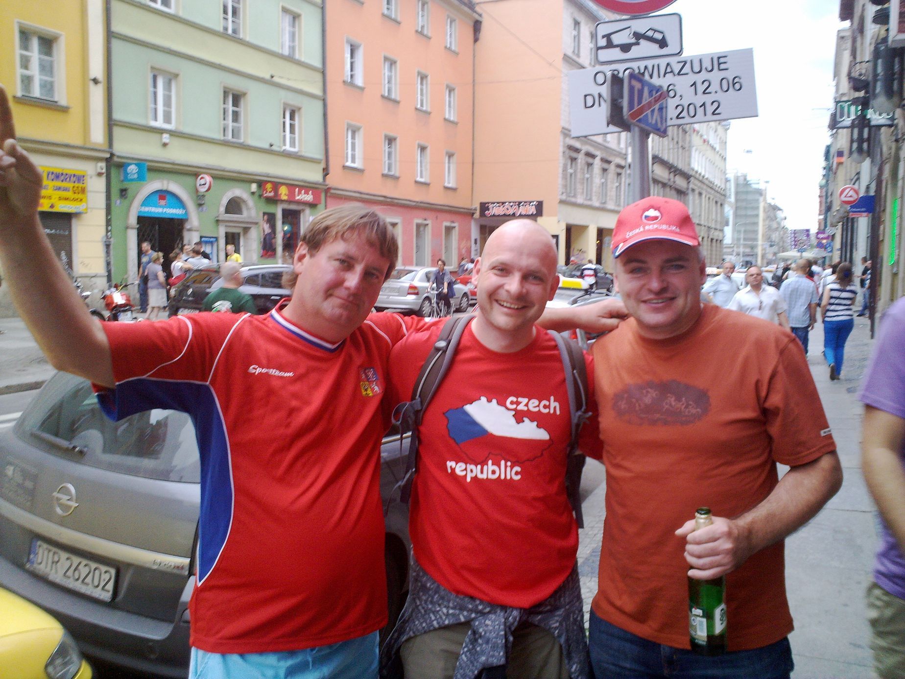 Čeští fanoušci už vládnou polské Vratislavi