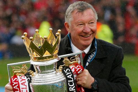 Fotbal, Premier League, Manchester United - Swansea City: loučení Alexe Fergusona