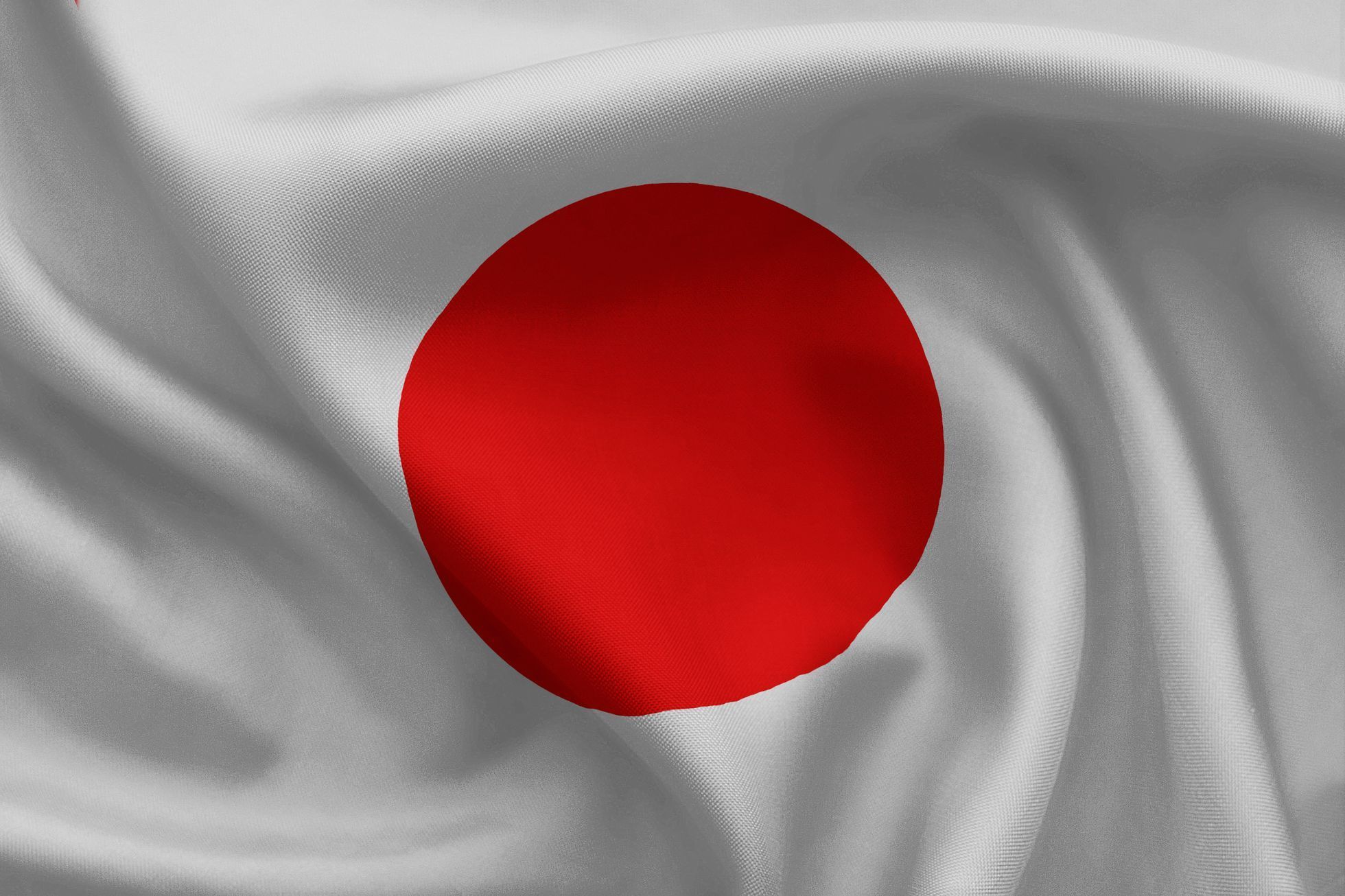 Japonsko, vlajka, ilustrační foto