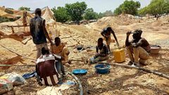 Těžba zlata v Burkině Faso