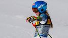 Mikaela Shiffrinová při super-G na MS 2021