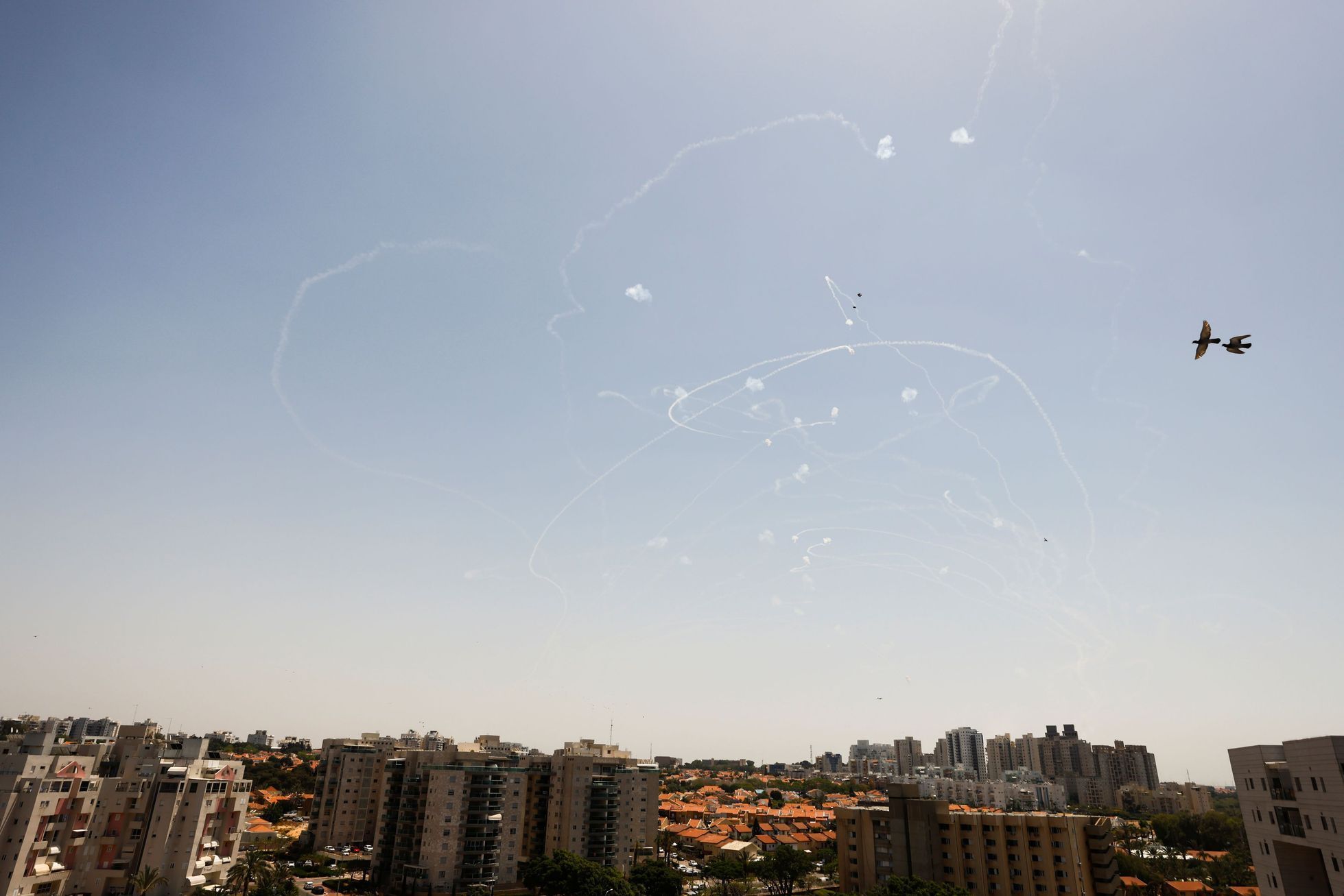 izraelsko-palestinský konflikt rakety pásmo gazy jeruzalém