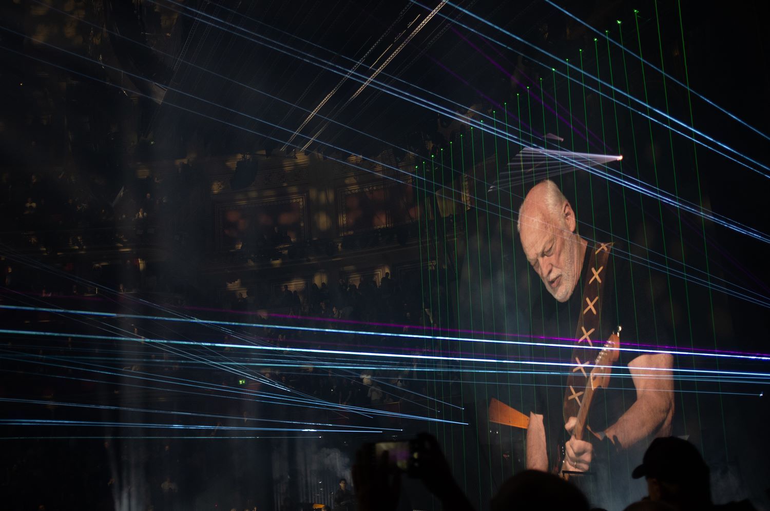 Michael Hanke: snímky z koncertů Davida Gilmoura v londýnské Royal Albert Hall v rámci turné k novému albu Luck and Strange