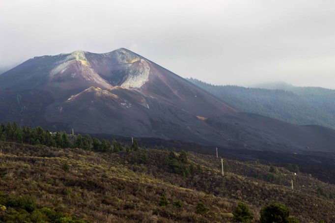 Sopka Tajogaite vznikla loňskou erupcí a proto dřív neměla vlastní jméno.