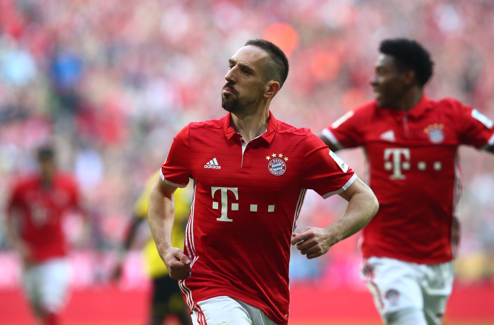 Franck Ribéry se raduje z branky