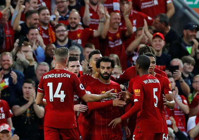 Radost fotbalistů Liverpoolu.