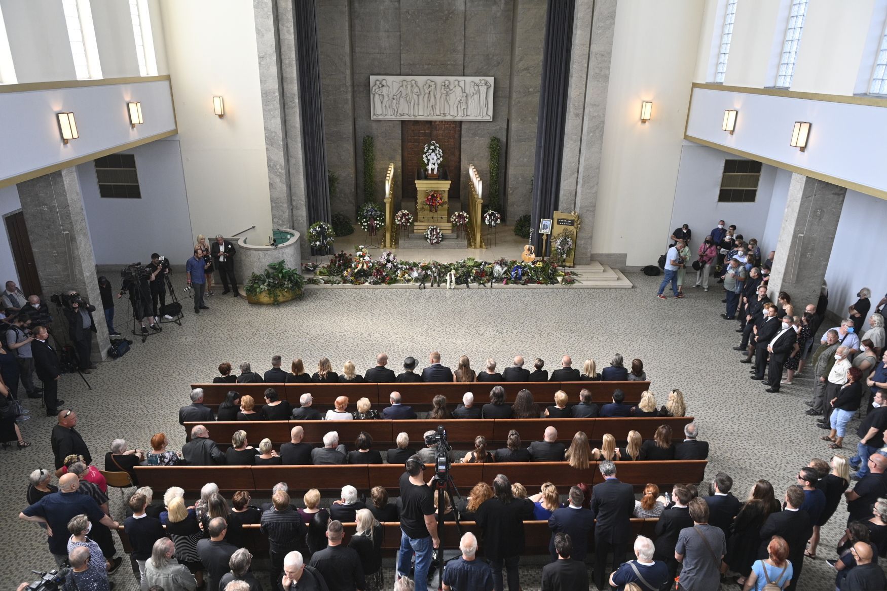 Pohřeb Františka Nedvěda, 24. 7. 2021