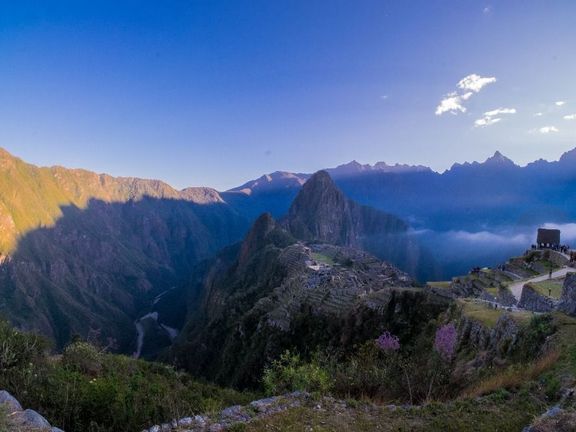 Machu Picchu ráno.
