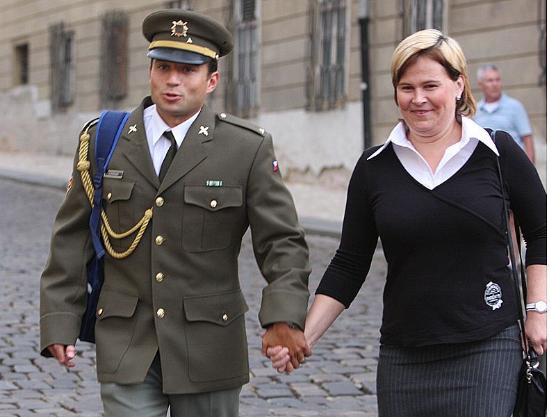 Olympijští medailisté u premiéra Topolánka