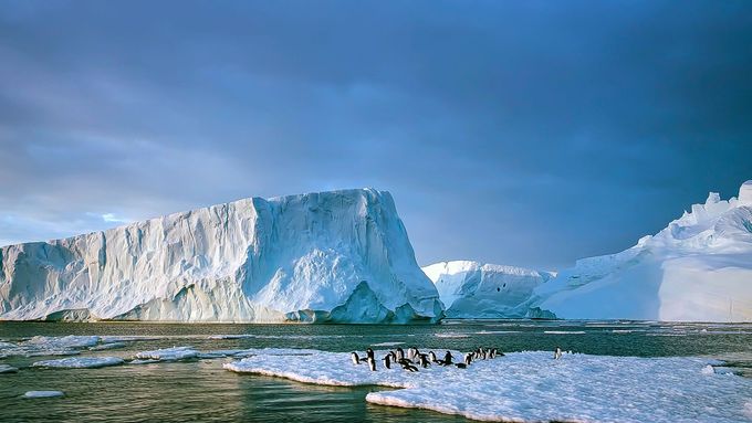Antarktida - ilustrační foto.