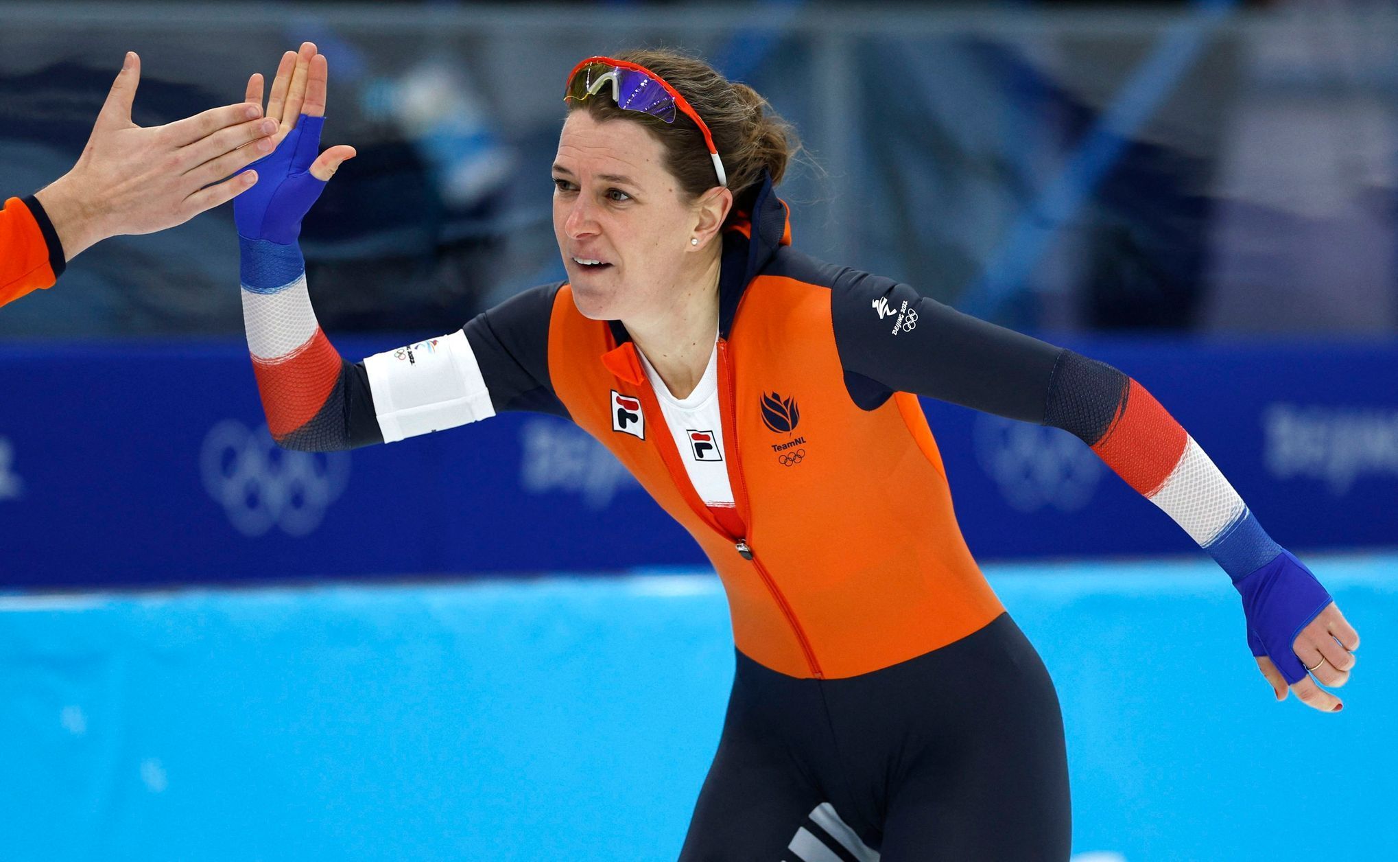 Ireen Wüstová, vítězka olympijského závodu na 1500 metrů v Pekingu