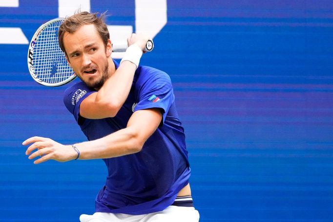 Daniil Medveděv v semifinále US Open 2021