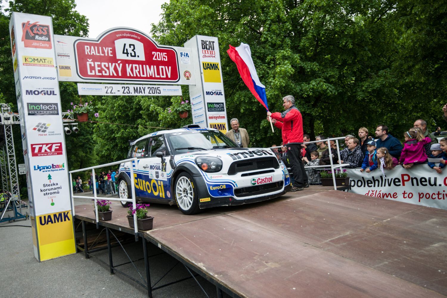 Rallye Český Krumlov 2015: Václav Pech, Mini Cooper S2000