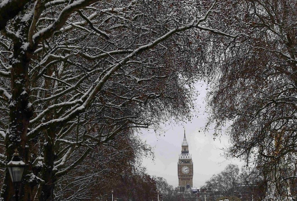 Sníh v Londýně