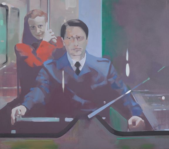 Jan Merta: Tramvaják II, 2011, akryl, plátno, 190 x 220 cm