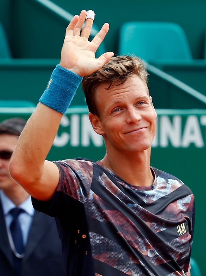 Tomáš Berdych na turnaji v Monte Carlu 2015