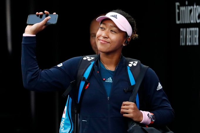 Naomi Ósakaová ve finále Australian Open.