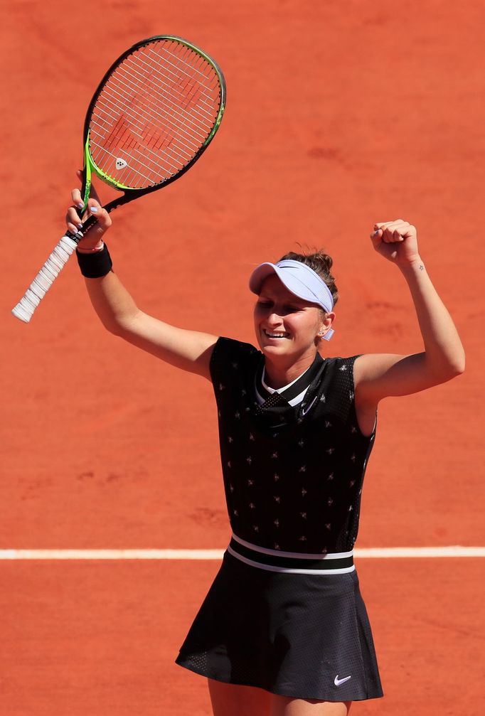 Markéta Vondroušová v osmifinále French Open 2019