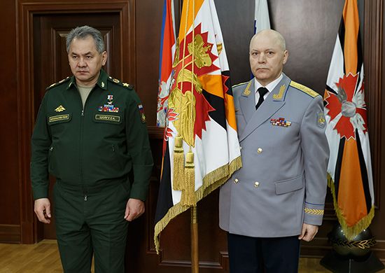 Ministr obrany Sergej Šojgu a šéf GRU Igor Korobov