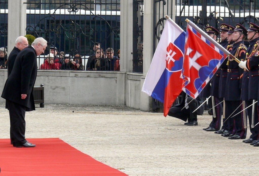 Zeman na návštěvě Slovenska