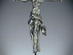 Originál bronzové sochy Salvadora Dalího Stočený Kristus.
