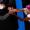 Australian Open, finále: Li Na a její trenér Carlos Rodriguez