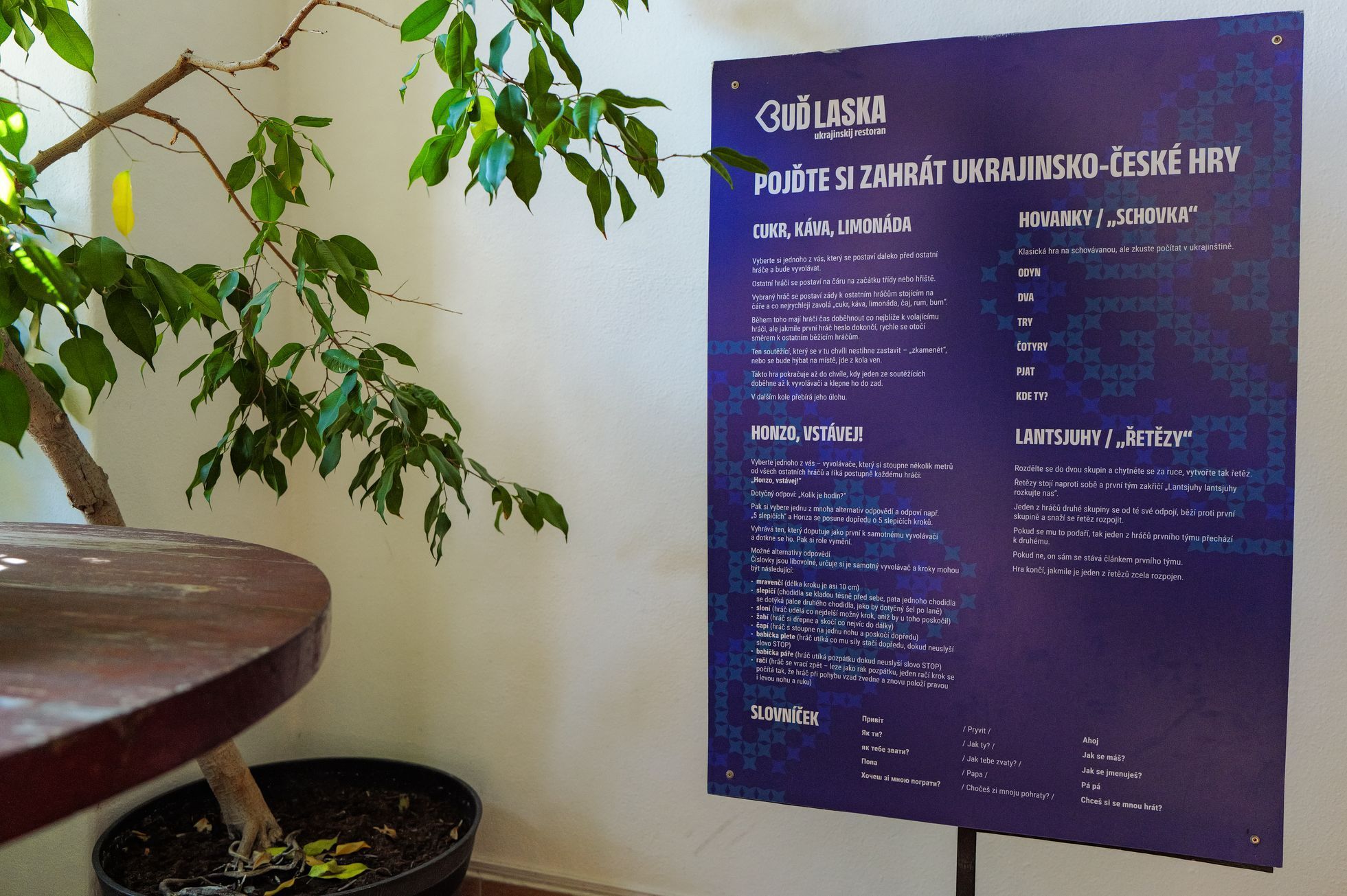 Ukrajinská restaurace Buď laska