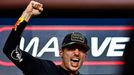 Max Verstappen z Red Bullu slaví třetí titul mistra světa F1 po sprintu v rámci VC Kataru 2023