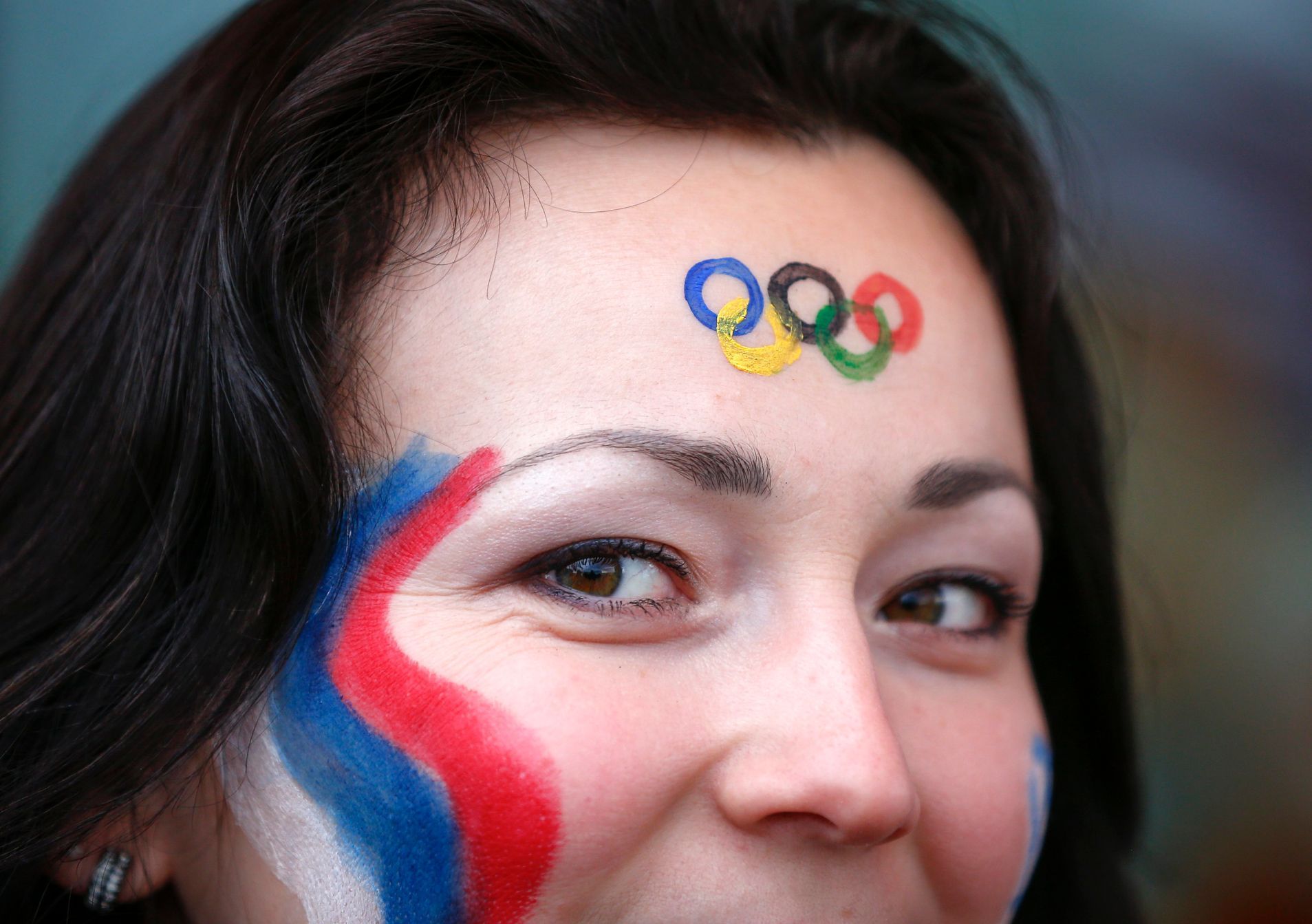 Fanoušci na olympiádě v Soči