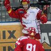 Hokej, extraliga, Slavia - Kladno: Dávid Skokan slaví svoji druhou branku