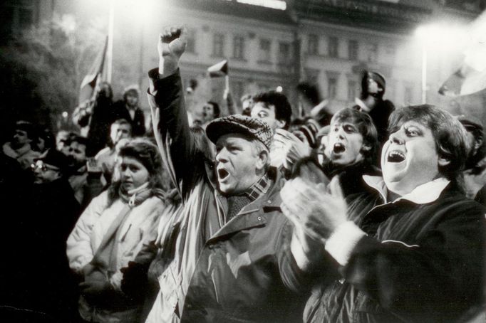 1989 - listopad Karel Cudlín, Praha, 1989 (majetek autora)