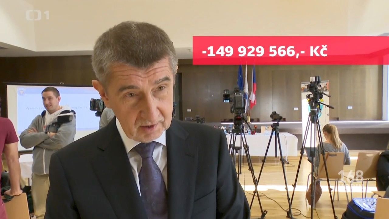 Andrej Babiš v pořadu České televize 168 hodin