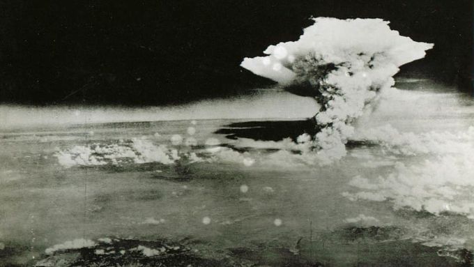 Výbuch nad Hirošimou.