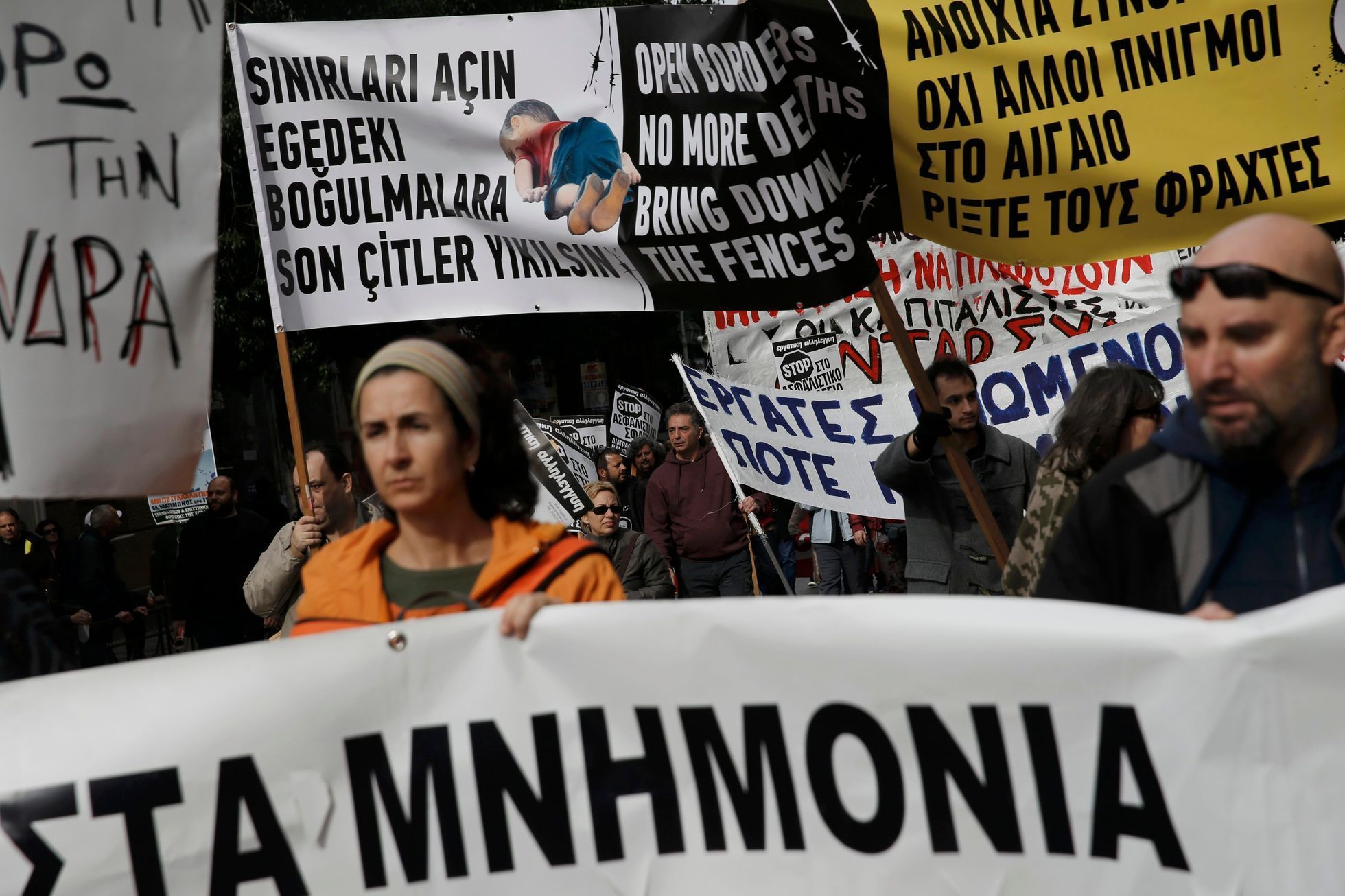 Řecko, demonstrace, protest