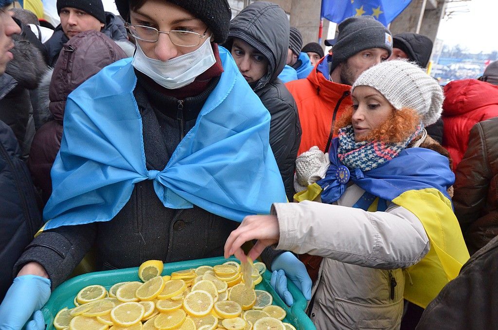 Demonstrace v Kyjevě