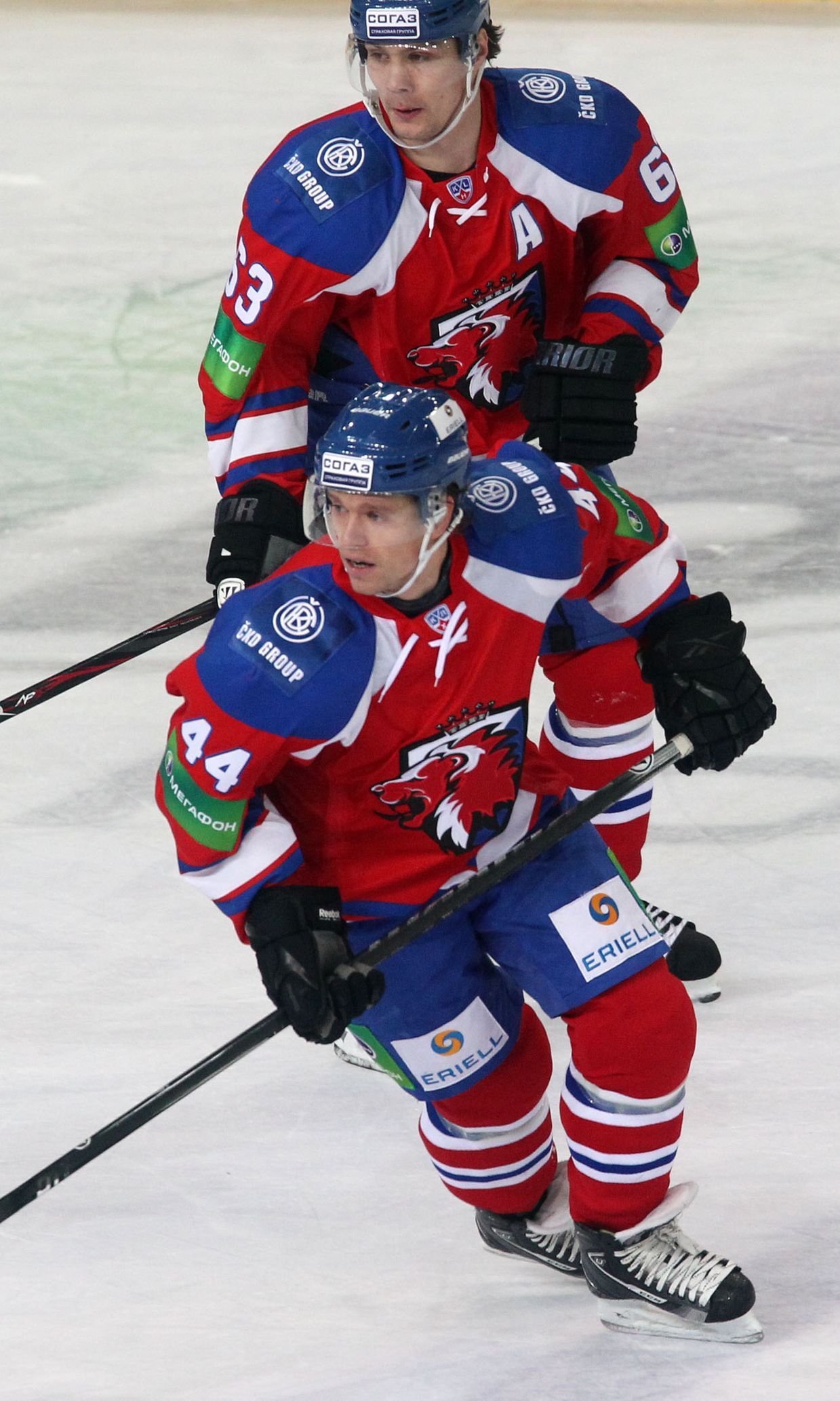 KHL, Lev Praha - Salavat Julajev Ufa: Nicklas Danielsson a Ondřej Němec