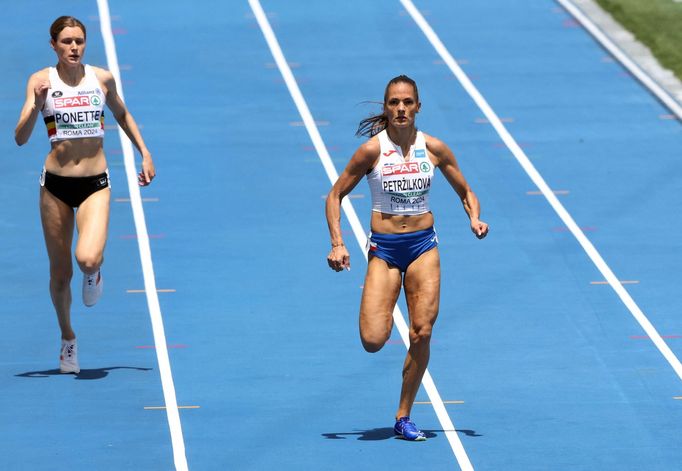 Česká běžkyně Tereza Petržilková při ME v Římě