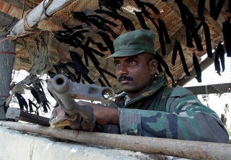 Srí Lanka - vládní voják