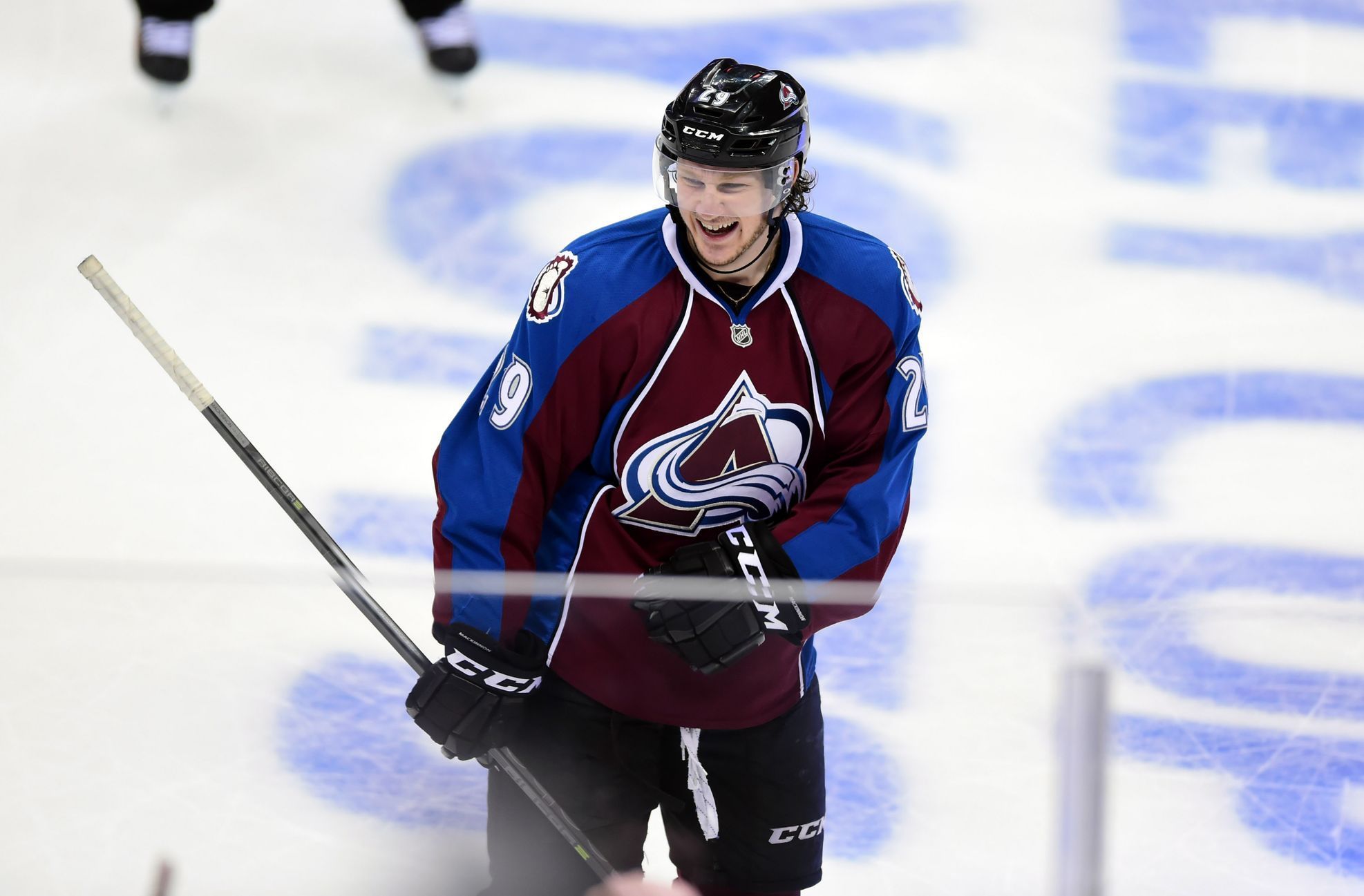 NHL: Stanley Cup Playoffs-Minnesota Wild at Colorado Avalanche (Nathan MacKinnon)