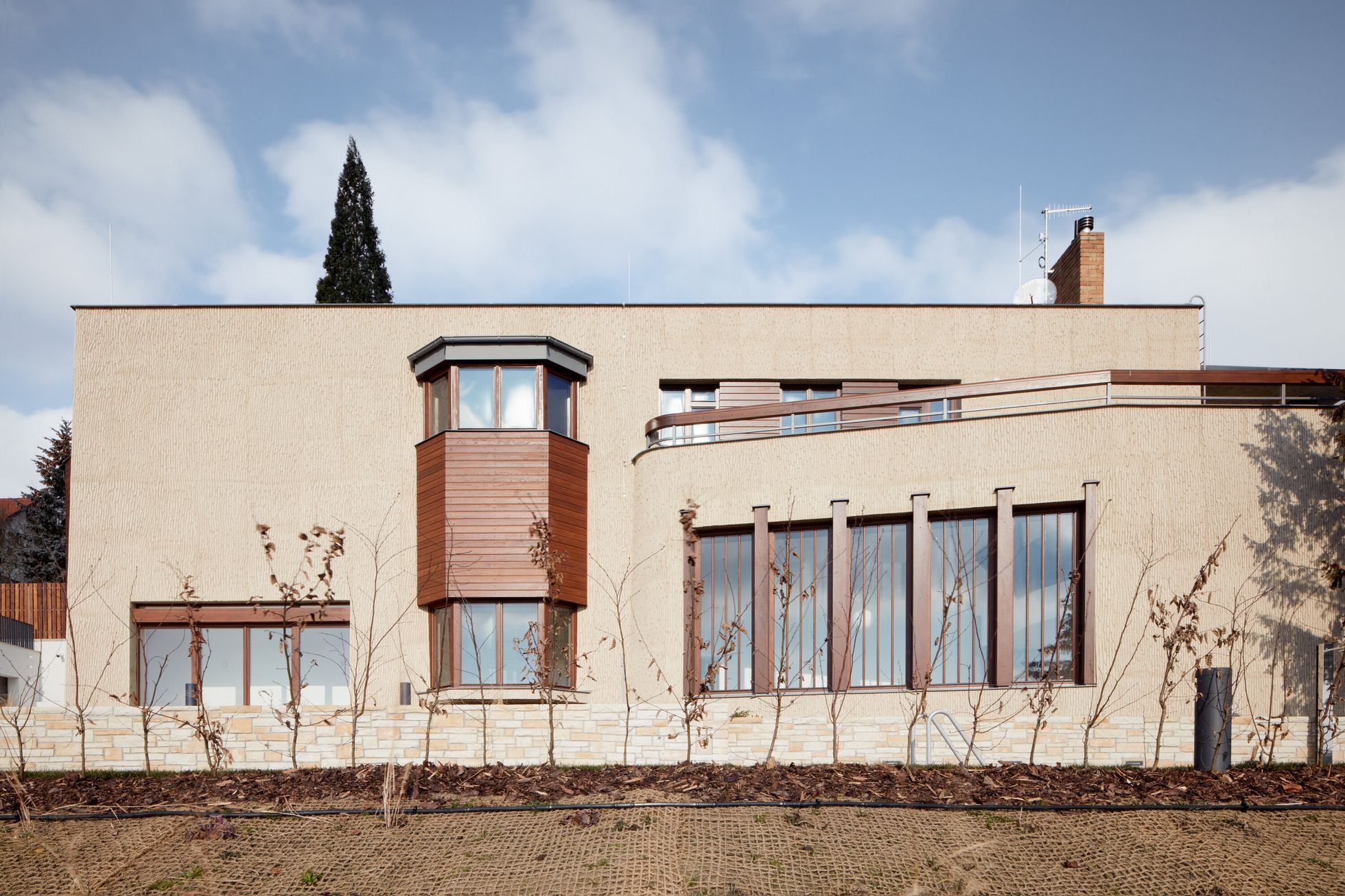 vila, funkcionalismus, architektura, Barrandov