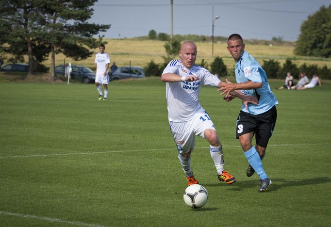 Přátelské fotbalové utkání: SK Sigma Olomouc - FC Nitra (0:1) hrané v Slatinicích na Olomoucku 4. července 2012.