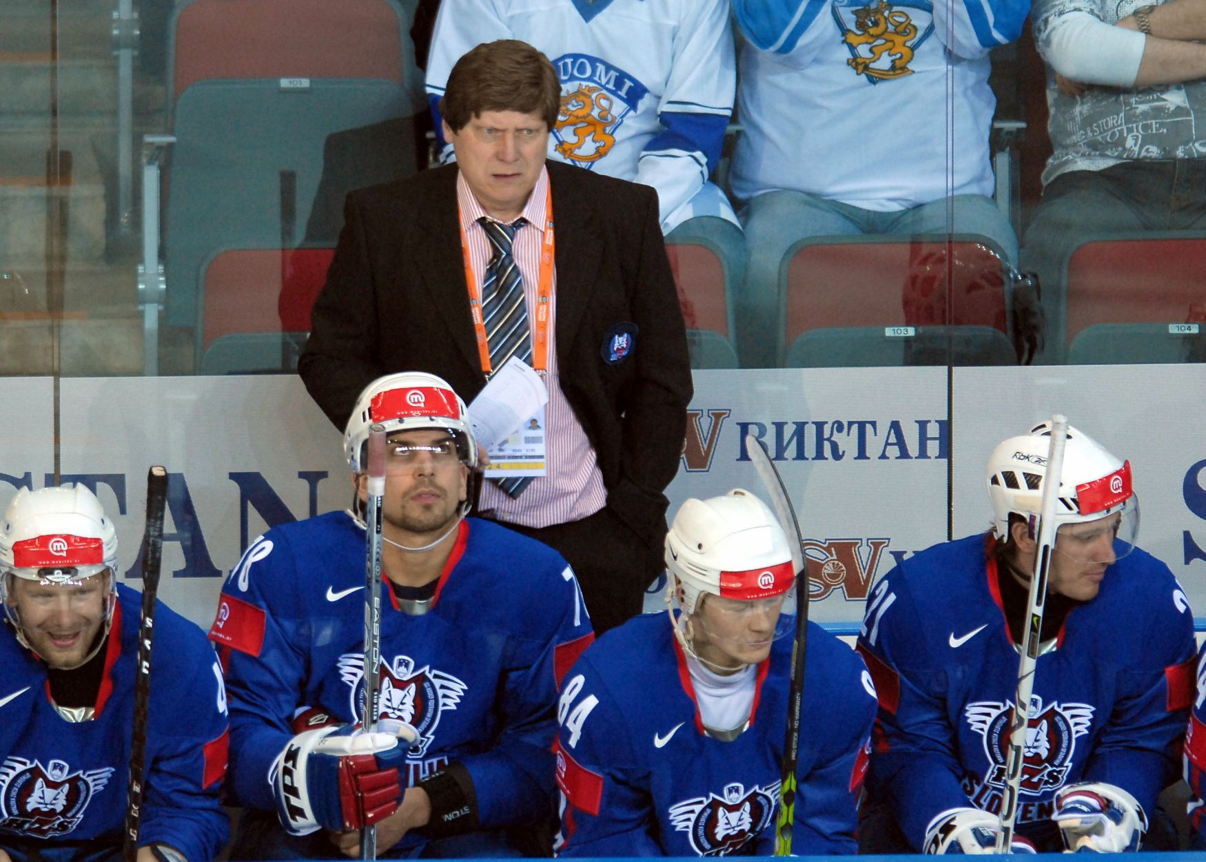 MS v hokeji 2006: Trenér František Výborný na lavičce slovinské reprezentace
