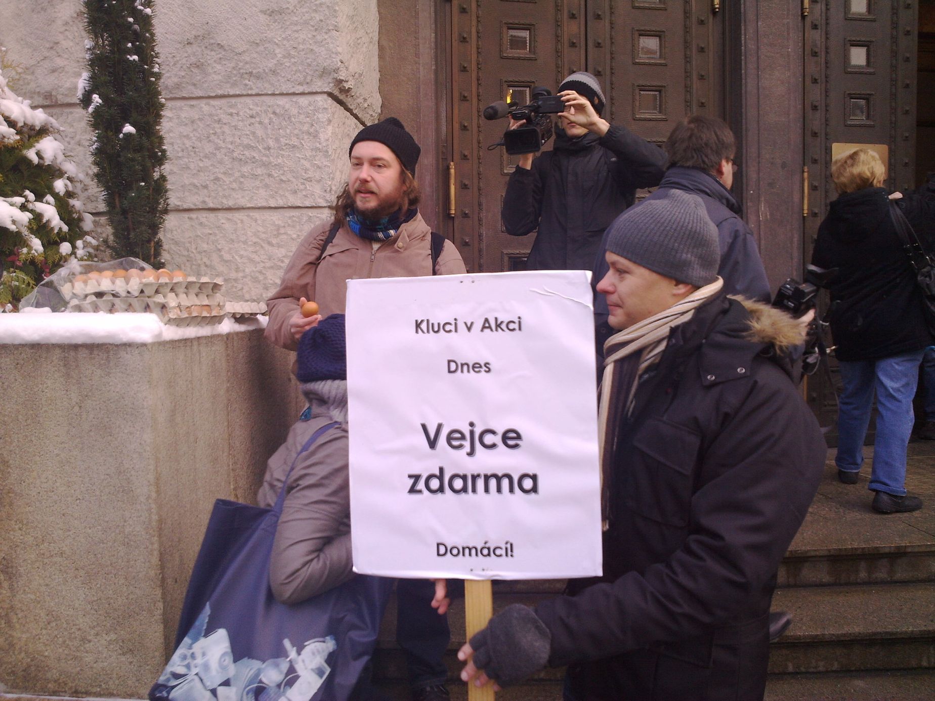 Protest proti koalici ODS a ČSSD v Praze (ustavující zastupitelstvo)