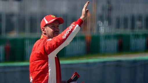 Sebastian Vettel ve Velké ceně Kanady 2018.