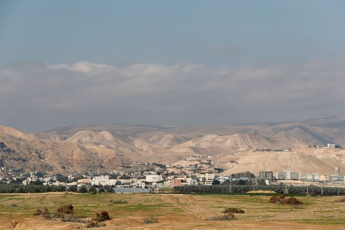 Jordánské údolí na okupovaném Západním břehu Jordánu