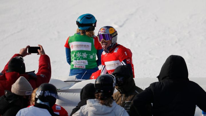 Samková ovládla generálku na olympiádu, vyhrála osmnáctý závod Světového poháru; Zdroj foto: Reuters