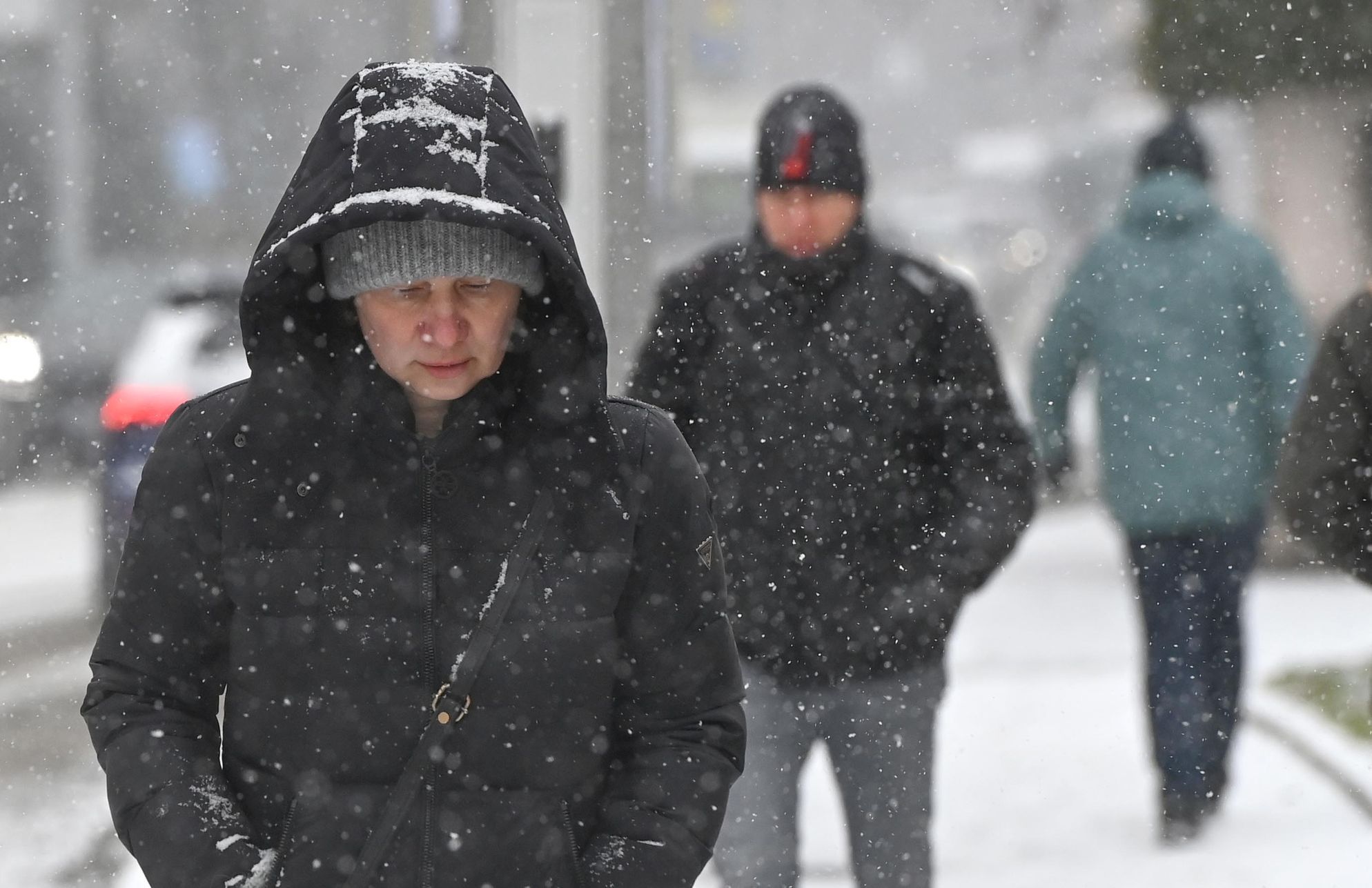 Česká republika, sníh, doprava, sněžení, kalamita