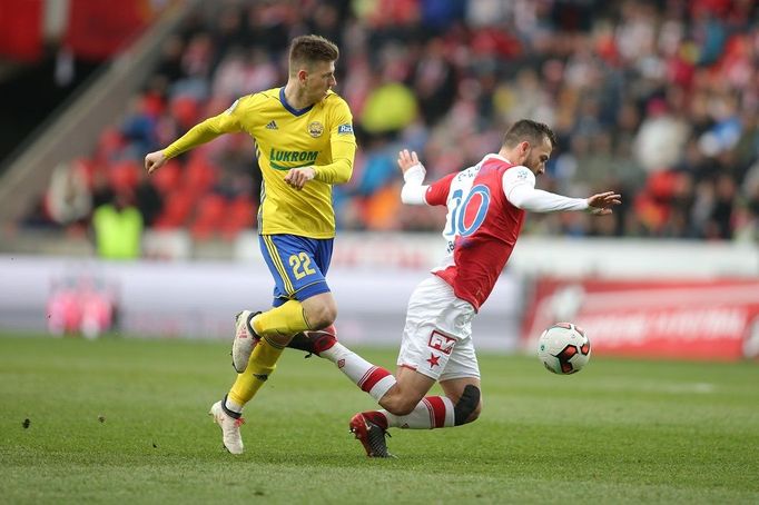 Slavia vs. Zlín, HET liga (Bartošák, Hušbauer)