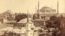 Hagia Sofia alias chrám Boží Moudrosti v Istanbulu.