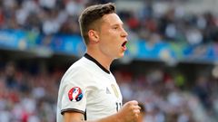 Euro 2016, Německo-Slovensko:Julian Draxler slaví gól na 3:0